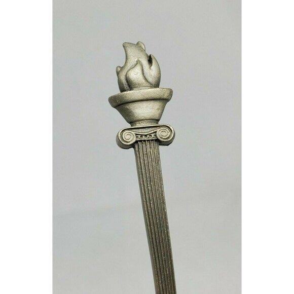 Fort Pewter Atlanta 1996 Vintage 100th Olympic Flame Embossed Mini Spoon - Picture 7 of 11